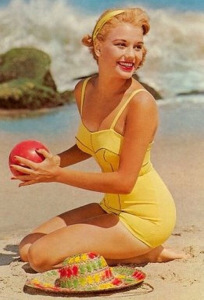 Modern Mary in all her summer glory. Not.